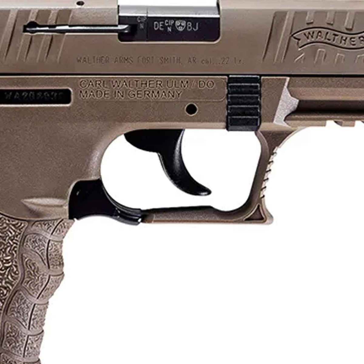 Walther P22 Q Threaded Barrel 22 Long Rifle 3.42in FDE/Black Pistol - 10+1 Rounds - Image 3