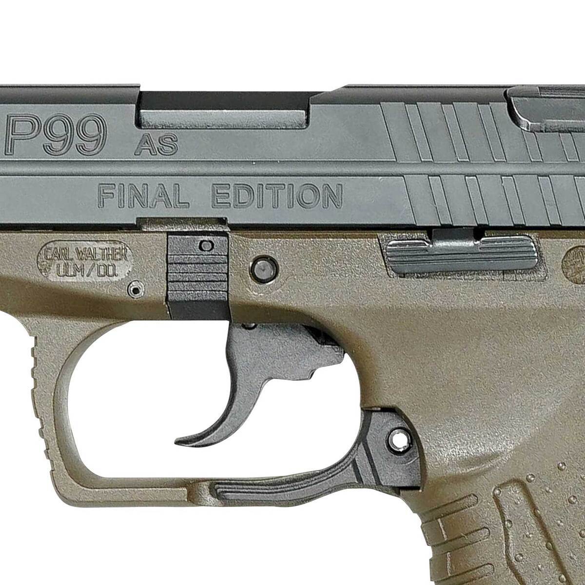 Walther P99 AS Final Edition Collector Set 9mm Luger 4in OD Green Pistol - 15+1 Rounds - Image 3