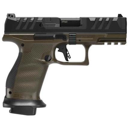 Walther PDP Pro-E 9mm Luger 4in OD Green Pistol - 18+1 Rounds - Handguns | Rare Breed Triggers FRT - 15