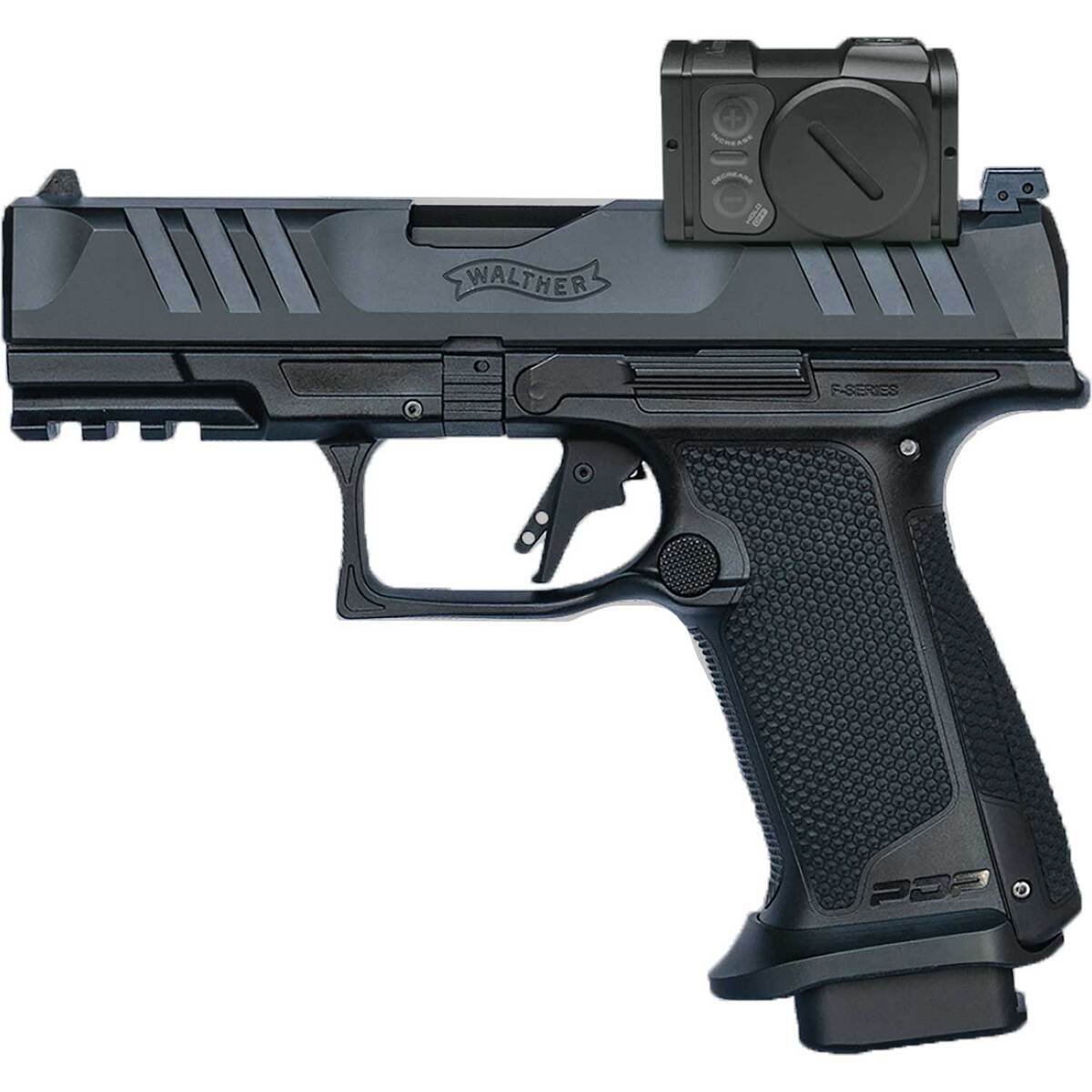 Walther PDP Pro-F w/ Aimpoint ACRO optic 9mm Luger 4in Black Pistol - 18+1 Rounds - Image 2