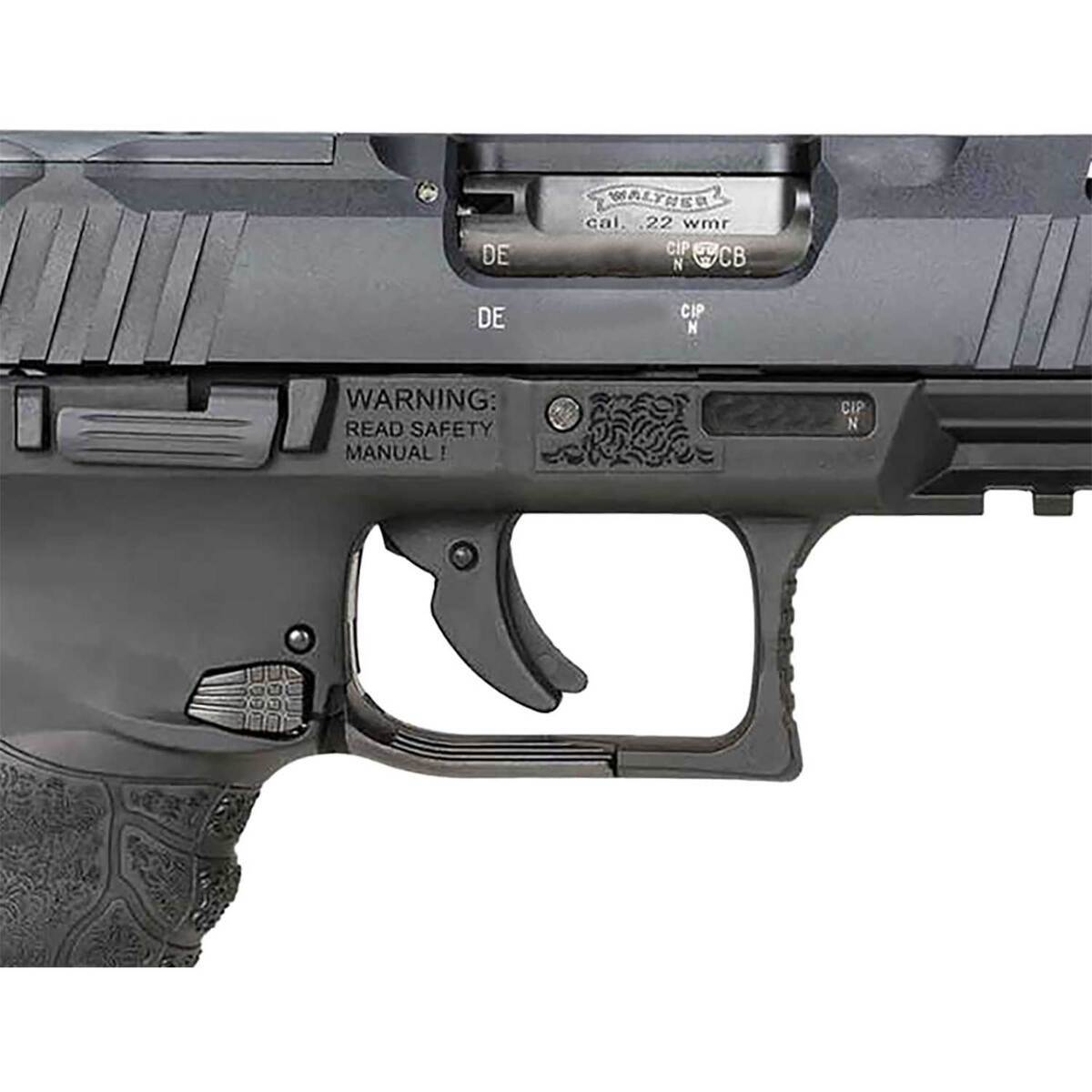 Walther WMP 22 WMR (22 Mag) 4.5in Black Aluminum Pistol - 10+1 Rounds - Image 3