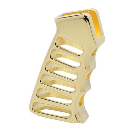 Premium AR-15 Gold Plated Pistol Grip for Enhanced Grip and Style - Handguns | Rare Breed Triggers FRT - 15