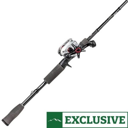 13 Fishing Defy Black Origin F1 Casting Rod and Reel Combo - 7'3" Medium Power 1-Piece Right-Hand Retrieve - Accessories | Rare Breed Triggers FRT - 15