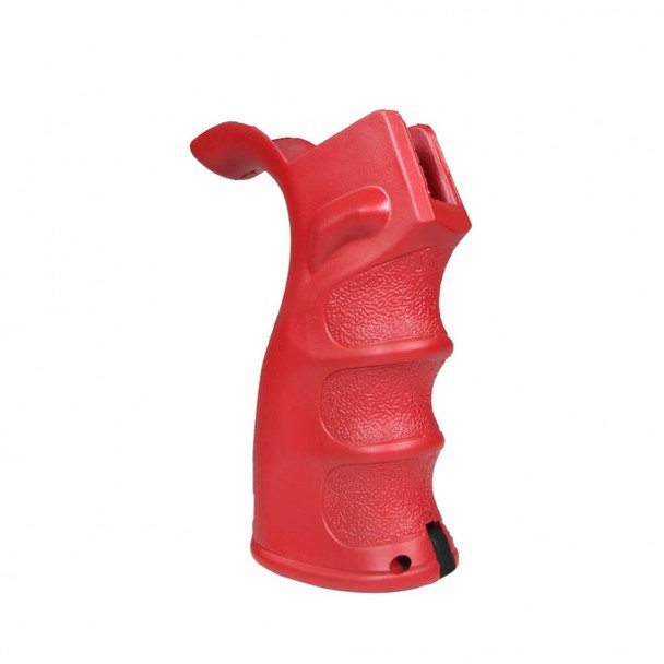 Red Cerakote Beavertail Pistol Grip for AR-15 and AR-10 Rifles