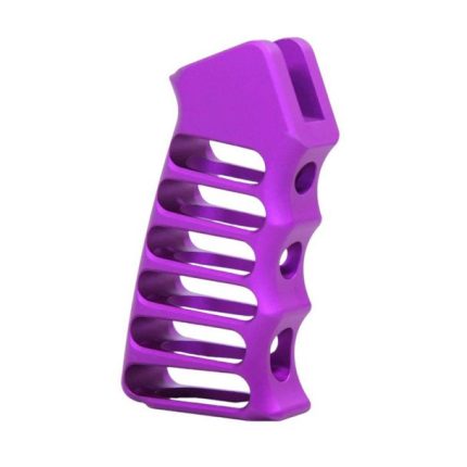 AR-15 Purple Anodized Ultralight Skeletonized Pistol Grip for Enhanced Control and Style - Handguns | Rare Breed Triggers FRT - 15