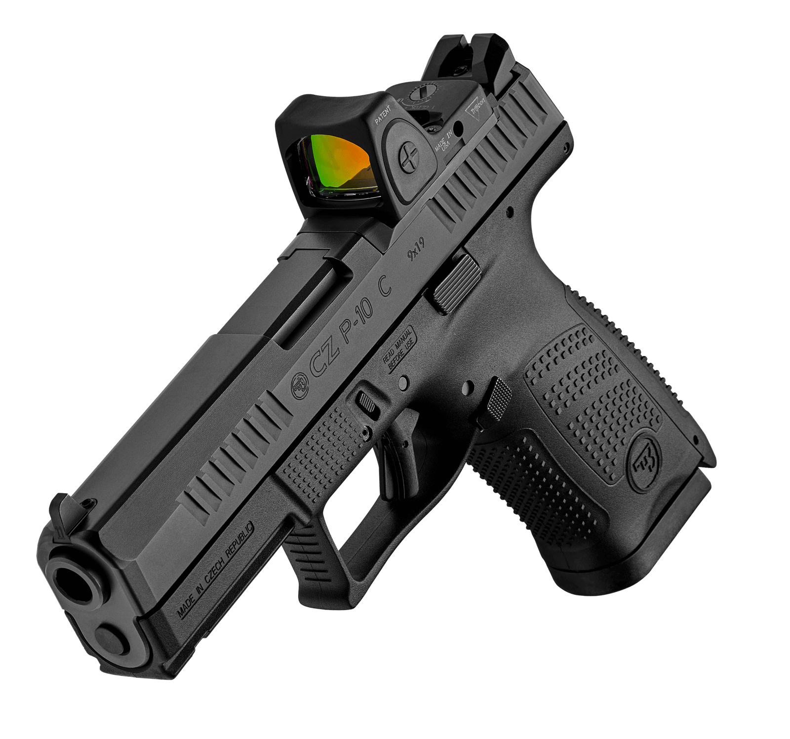 CZ P-10 C Optics-Ready Pistol | 9mm Compact Handgun for Self-Defense