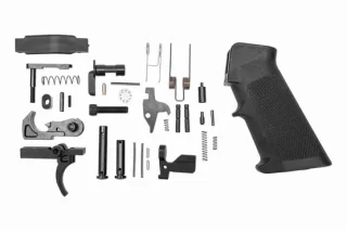 Andro Corp AR-10 Lower Parts Kit - Complete Assembly for .308/7.62x51mm Rifles