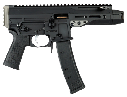 F1 Firearms 9mm Pistol with 5.8" Barrel, Black Finish, Cap Compensator, Picatinny Rail, and 35-Round Magazine - Handguns | Rare Breed Triggers FRT - 15