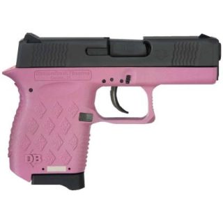 Diamondback DB9 9mm Luger 3-Inch Barrel Black and Pink Cerakote Pistol with 6+1 Round Capacity
