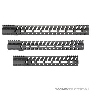 F-1 Firearms H7M AR-15 Ultra Lite M-LOK Handguard - Lightweight and Durable Free-Float Rail