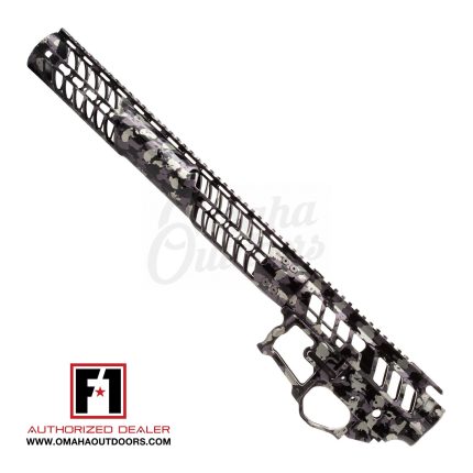 F1 Firearms BDR-15 3G Chassis Carbon Camo Receiver Set for AR-15 Rifle - RIFLES | Rare Breed Triggers FRT - 15