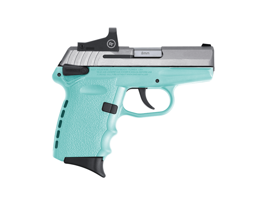 SCCY CPX-1 9mm Pistol - Double Action Only with Threaded Barrel and Red Dot Sight Ready