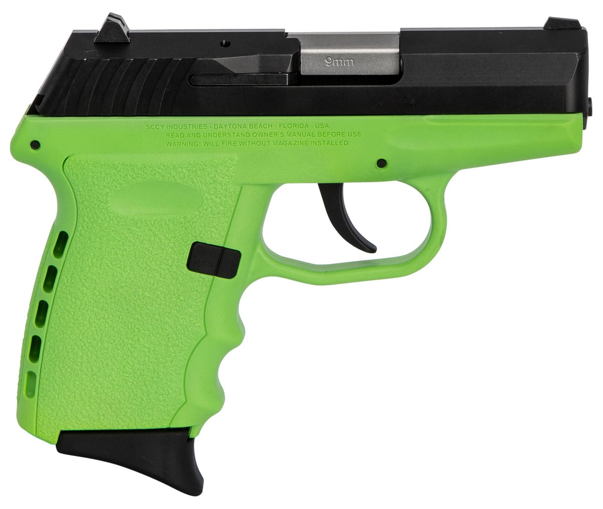 SCCY CPX-2 9mm Pistol - Compact Double Action Only Handgun with Two 10-Round Magazines