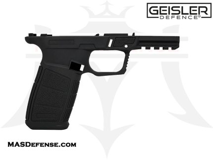Geisler Defence 80% 19X V2 Pistol Frame Kit with Rails and Jig - Black - Handguns | Rare Breed Triggers FRT - 15