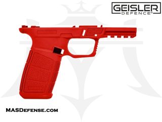 Geisler Defence 80% 19X V2 Pistol Frame Kit with Rails and Jig - Red
