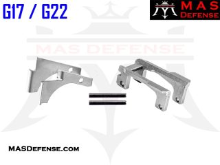 MAS DEFENSE Frame Rail Kit for PF-Series Polymer80 Standard G17/G22 - Complete Lower Rail System