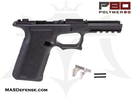 Polymer80 76% Bridge Frame Kit - GCA Compliant for Glock 17/22 - Black - Handguns | Rare Breed Triggers FRT - 15