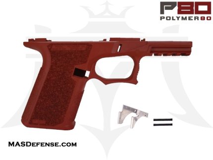Polymer80 76% Bridge Frame Kit for Glock 17/22 - Cerakote Crimson Red - Handguns | Rare Breed Triggers FRT - 15