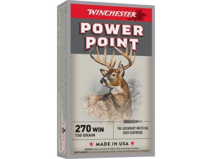 Winchester Power Point 270 Winchester Ammo 150 Grain Jacketed Soft Point 200rounds Direct - Accessories | Rare Breed Triggers FRT - 15