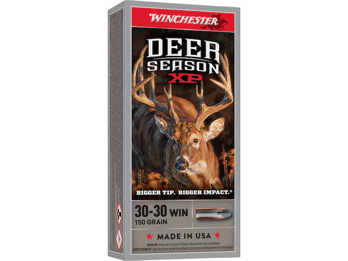 Winchester Deer Season XP 30-30 Winchester Ammo 150 Grain Winchester Extreme Point Polymer Tip 200rounds15 for sale