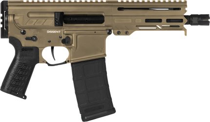 CMMG Dissent 5.56x45mm NATO 6.50″ 30+1 Coyote Tan