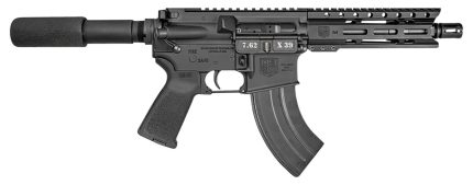 Diamondback DB1912O001 DB15  7.62x39mm 28+1 7″, Black, Carbon Lower, 6″ M-LOK Handguard, Padded Buffer Tube, Magpul Grip