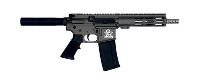 Great Lakes Firearms GL15223SSPTNG AR-15 Pistol 223 Wylde 30+1 7.50″ Stainless Barrel, Tungsten Rec, 7″ M-LOK Handguard, Buffer Tube (No Brace), Black A2 Grip
