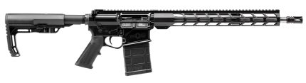 Patriot Ordnance Factory 02358  LMR Base 308 Win 10+1 16.50″ Black Aluminum Receiver A2 Style Grip