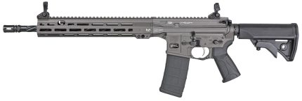 LWRC ICMKII 5.56 NATO 14.7in Threaded Barrel, Tungsten Grey