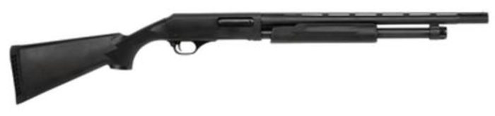 New England Firearms Pardner Pump Compact 20 Ga 21 Inch Vent Rib Barrel Blue Finish 3 Inch Chamber Black Synthetic Stock 5 Round