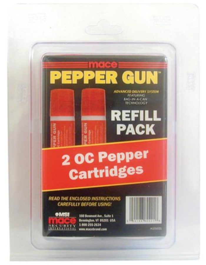 Mace Pepper Gun Refill Cartridges