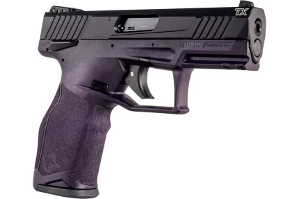 Hard Anodized Black 22 LR Purple Wine Polymer Frame 16-Round With Manual Safety