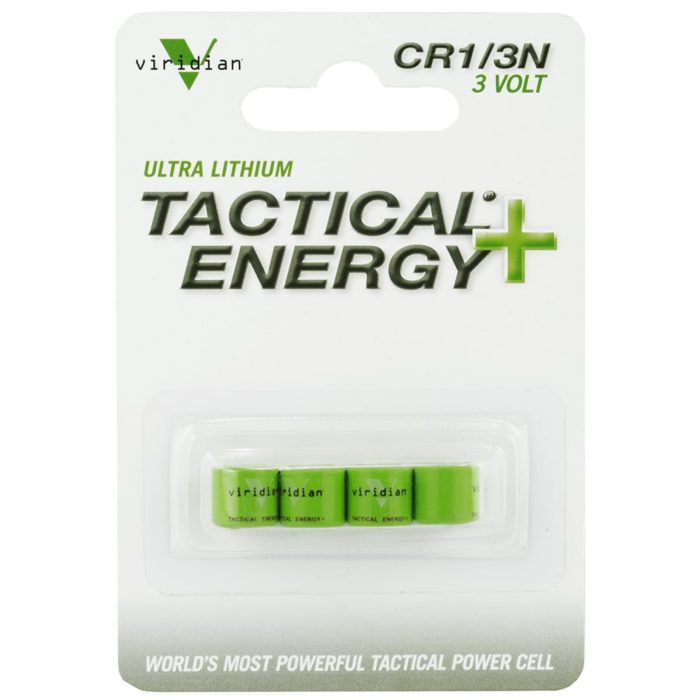 Viridian Tactial Energy+ 1/3N Batteries (4 Pack)