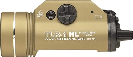 Streamlight TLR-1 HL Tactical Weapon Light 1000 Lumen FDE