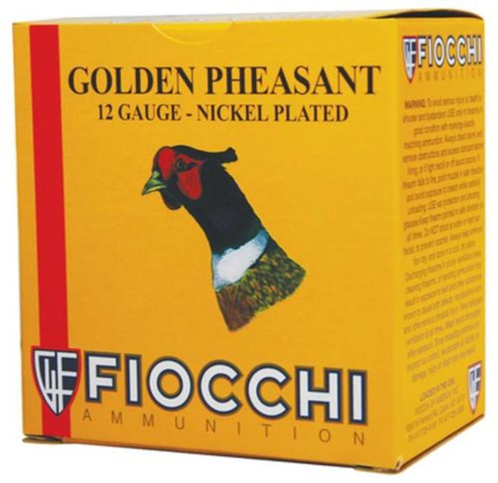 Fiocchi Golden Pheasant Nickel 12 Ga