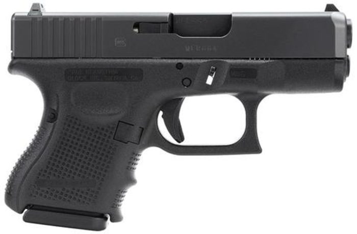 Glock G26 Gen4 9mm 3.5" Barrel Standard Fixed Sights