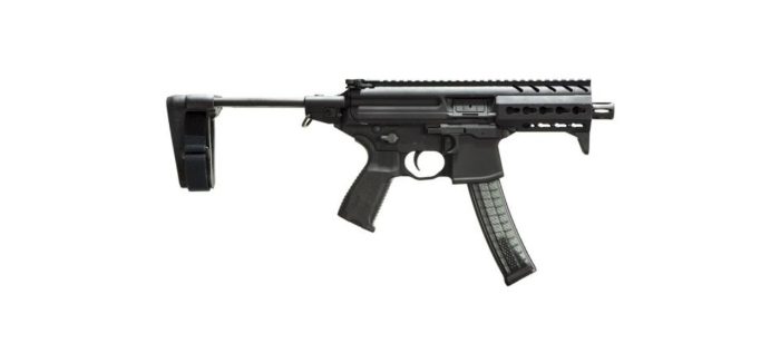 *D*Sig MPX 9mm Pistol 8" Barrel PDW Semi Fold 30rd Mag