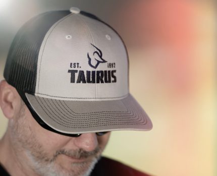 Taurus Established Grey/Black High Profile Trucker Hat