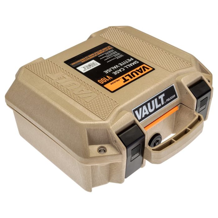 Pelican V100C Vault Equipment Case W/ Foam Tan