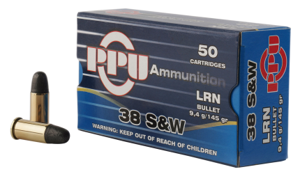 PPU Handgun Defense 38 S&W 145gr