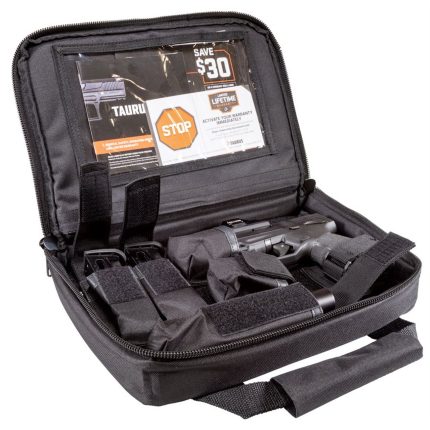 Taurus Branded Black Zippered Tactical Range Case