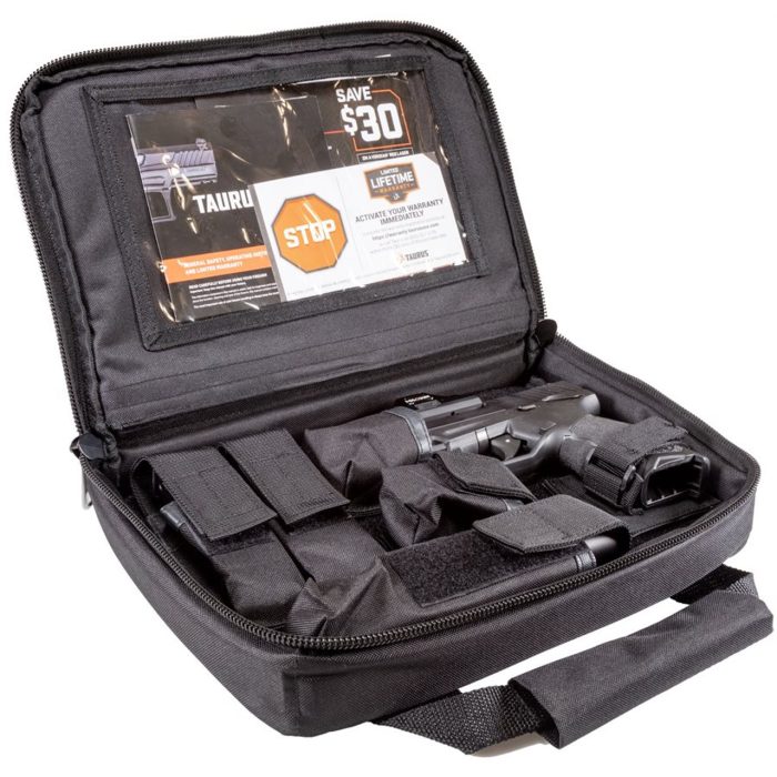 Taurus Branded Black Zippered Tactical Range Case