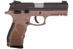 Matte Black / Brown 9mm Luger Full Size 17 Rds.