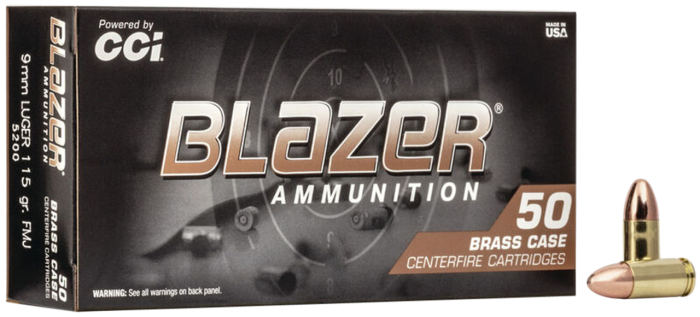 CCI Blazer Brass 9mm