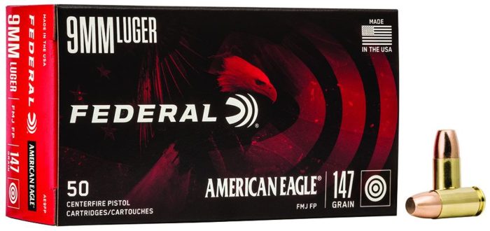 Federal Standard 9mm Full Metal Jacket 147gr