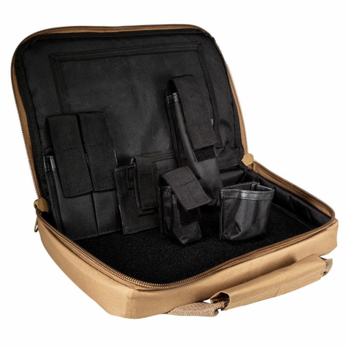 Taurus Branded Coyote Brown Zippered Tactical Range Case