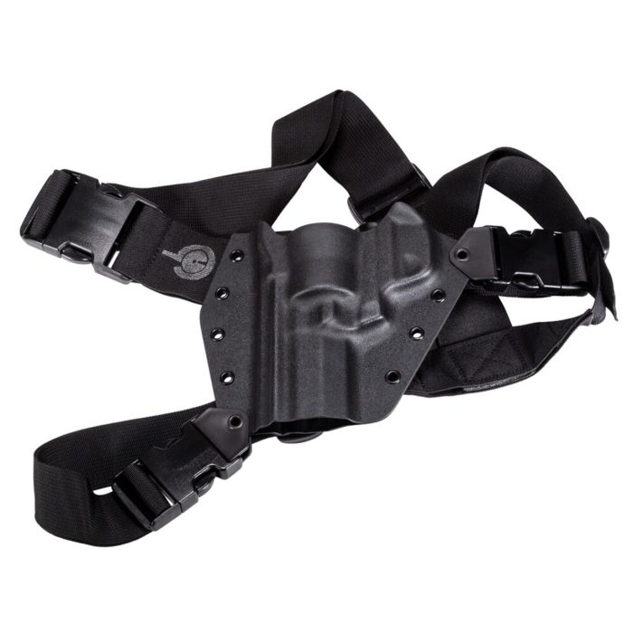 GunfightersINC Kenai Chest Holster Taurus Raging Hunter BK/BK LH